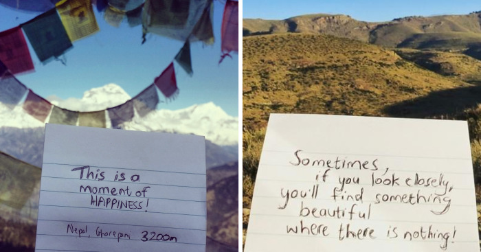 I Travel From Place To Place To Scribble The Notes