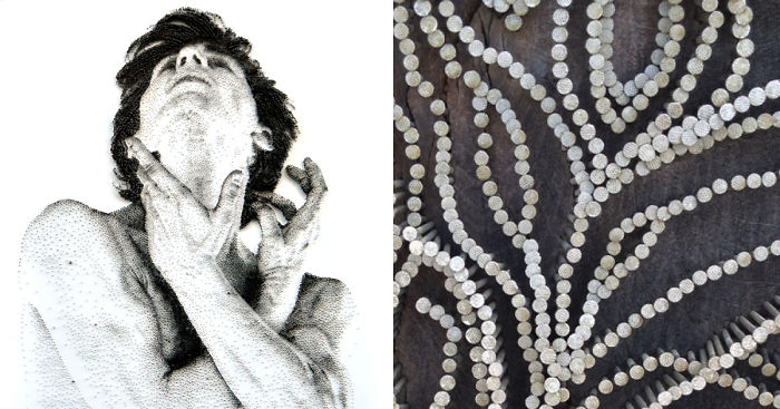 Sculptures That I Created With Hundreds Of Thousands Of Nails
