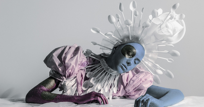 I Create Fashion From Items People Throw Away Immediately After Using Them