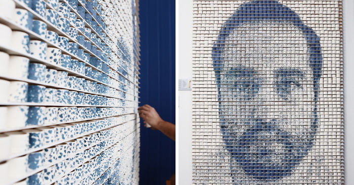 Spent 2 Months Throwing 2500+ Vessels To Create A Self-Portrait