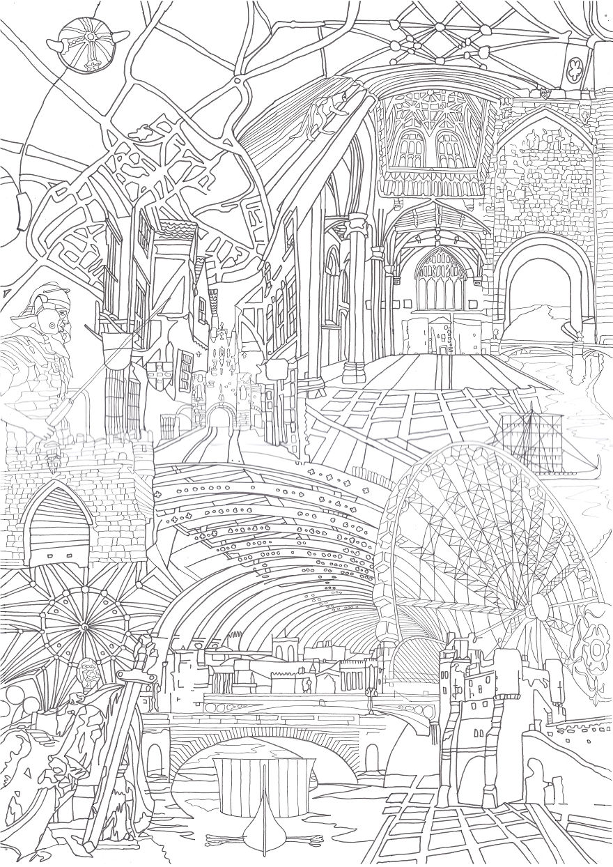 I Make Unique Illustrations Representing Cities