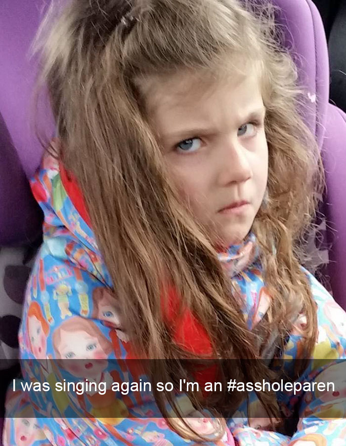 I Was Singing Again So I'm An #assholeparen
