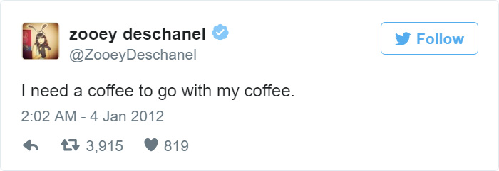 Funny Tweet About Coffee