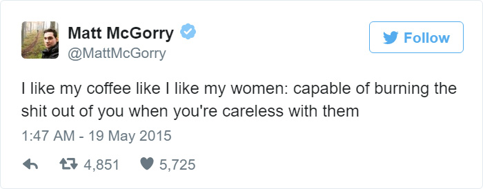 Funny Tweet About Coffee