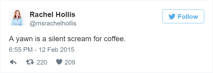 Funny Tweet About Coffee