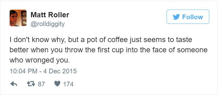 Funny Tweet About Coffee
