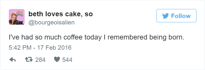 Funny Tweet About Coffee