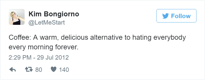 Funny Tweet About Coffee
