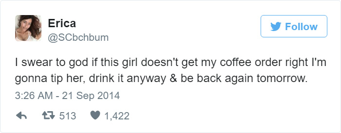 Funny Tweet About Coffee