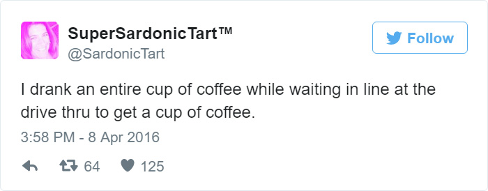 Funny Tweet About Coffee