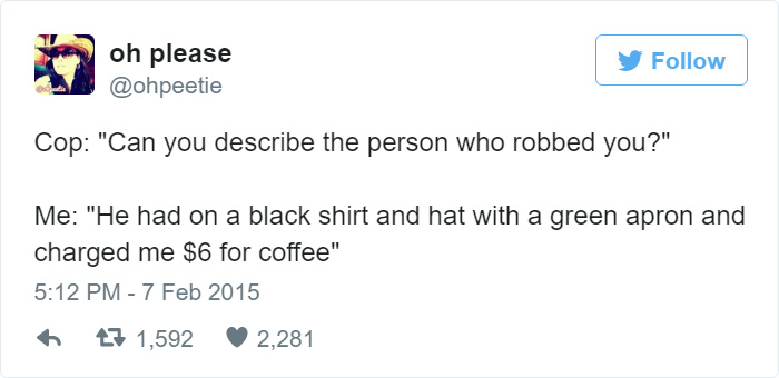 Funny Tweet About Coffee