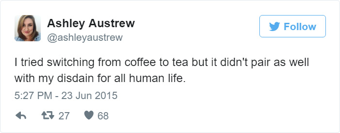 Funny Tweet About Coffee