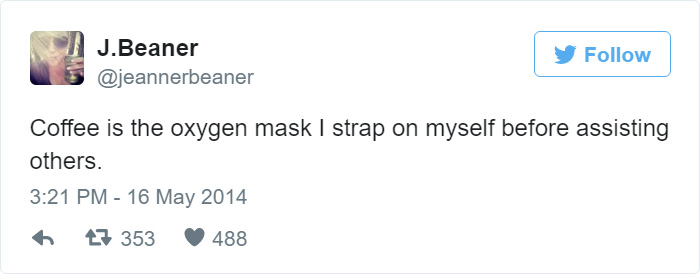 Funny Tweet About Coffee