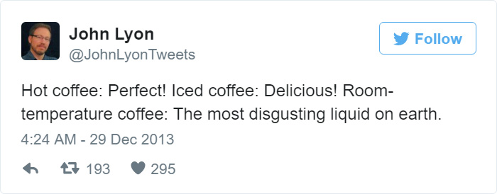 Funny Tweet About Coffee