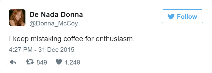 Funny Tweet About Coffee