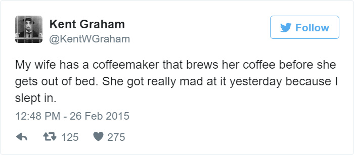 Funny Tweet About Coffee