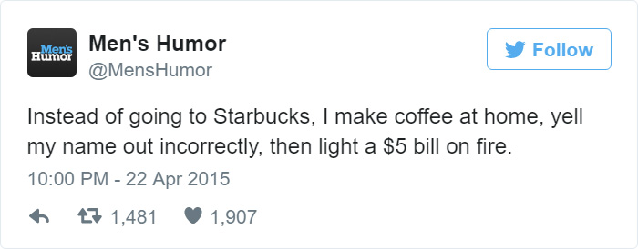Funny Tweet About Coffee