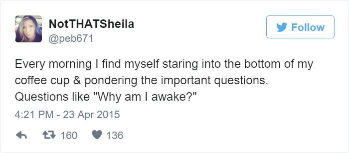 Funny Tweet About Coffee