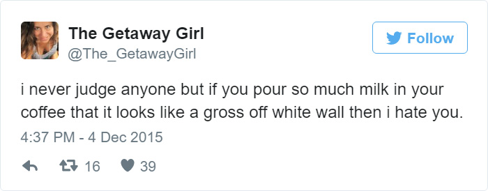 Funny Tweet About Coffee