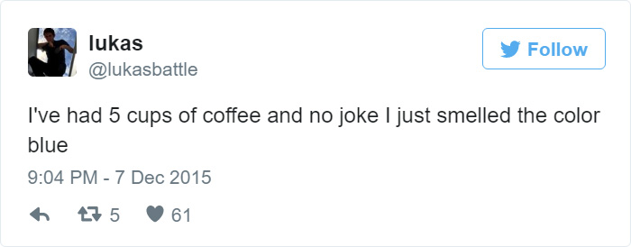 Funny Tweet About Coffee