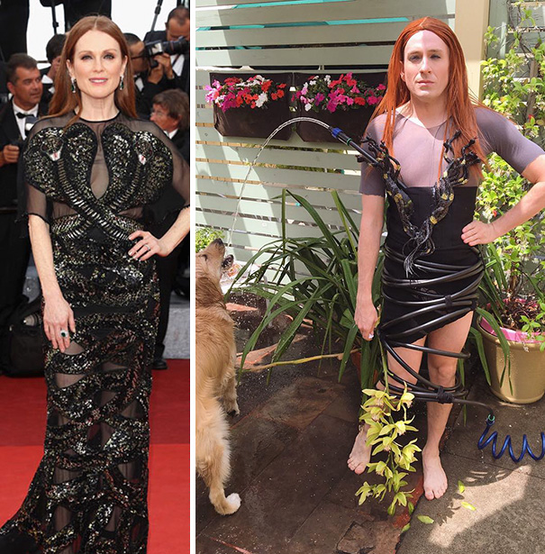 Tom Lenk Julianne Moore At Met Gala