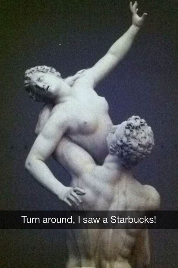 Turn Around, I Saw A Starbucks!