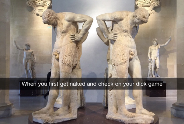 When You First Get Naked And Check Your D*ck Game