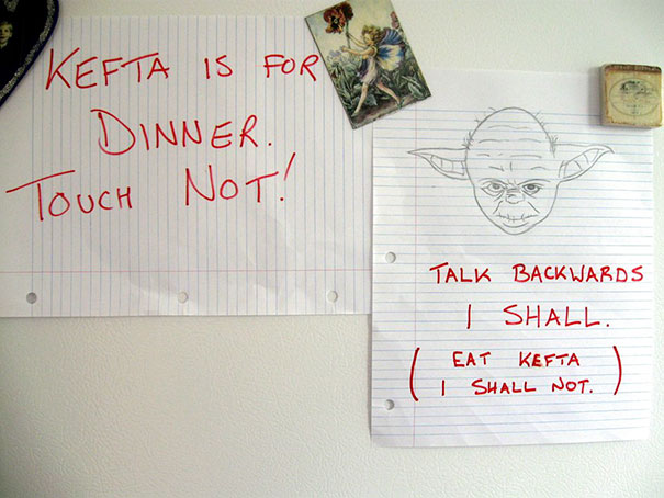 My Friend's Mom Likes To Leave Notes On The Fridge. This Was Her Response