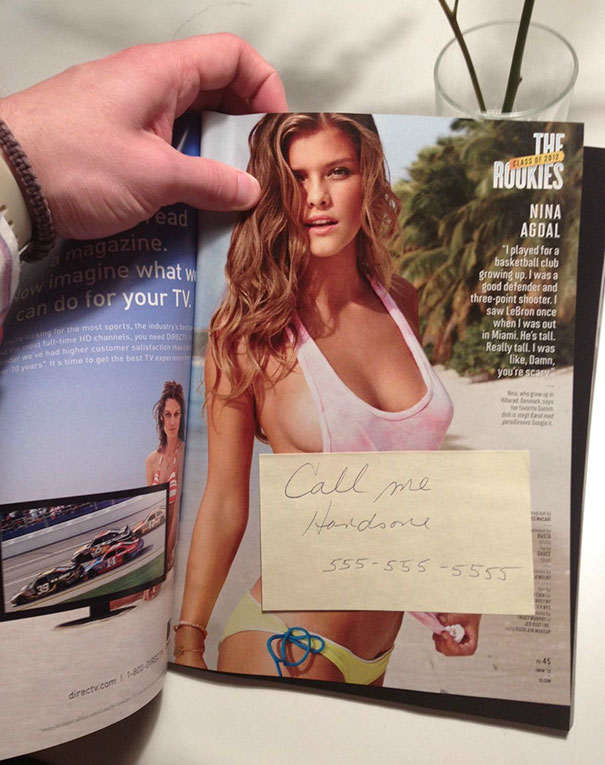 My Dad Left Me A Special Note In My Sports Illustrated Swimsuit Edition. Well Played Pops, Well Played