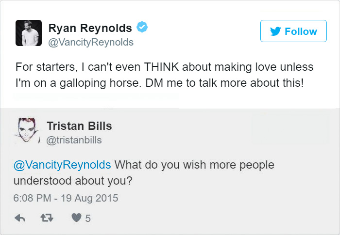 Ryan Reynolds Twitter Replies