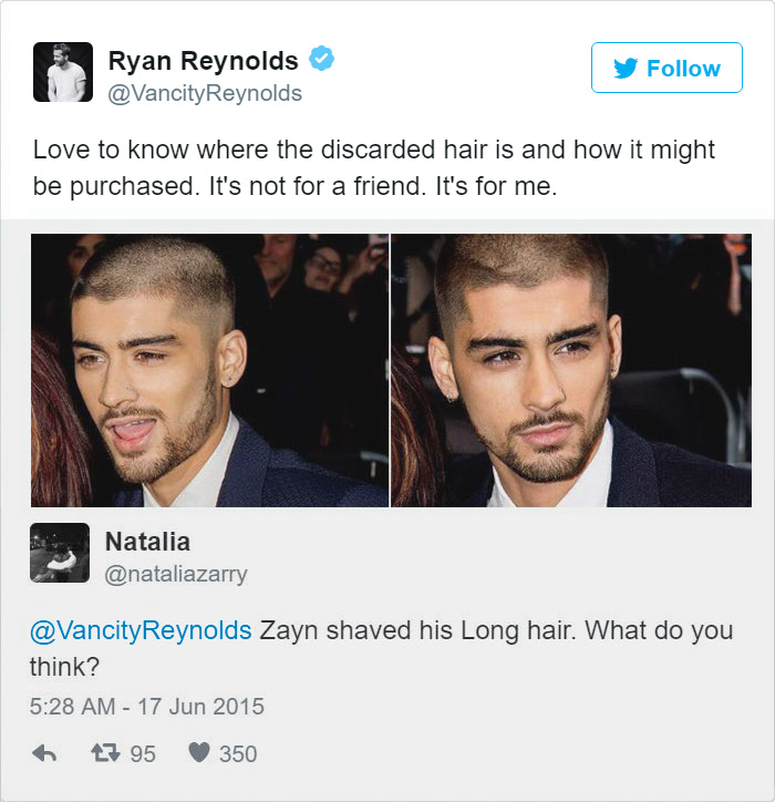 Ryan Reynolds Twitter Replies