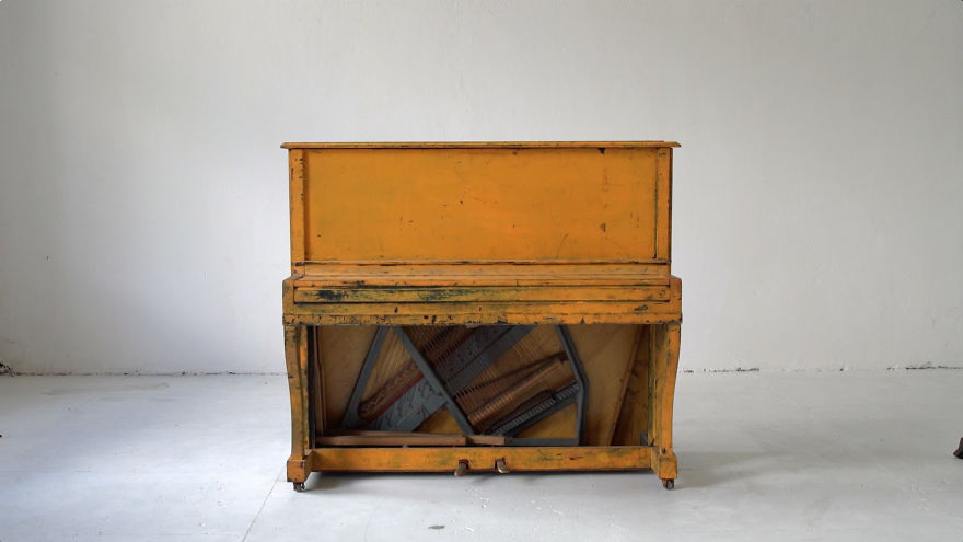 I Made A Portrait Of Beethoven From Old Piano Parts I Made A Portrait Of Beethoven From Old Piano Parts