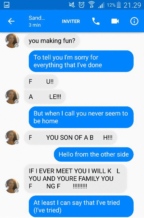 Guy Trolls Facebook Scammer With Adele Lyrics Until They Go Crazy Guy Trolls Facebook Scammer With Adele Lyrics Until They Go Crazy
