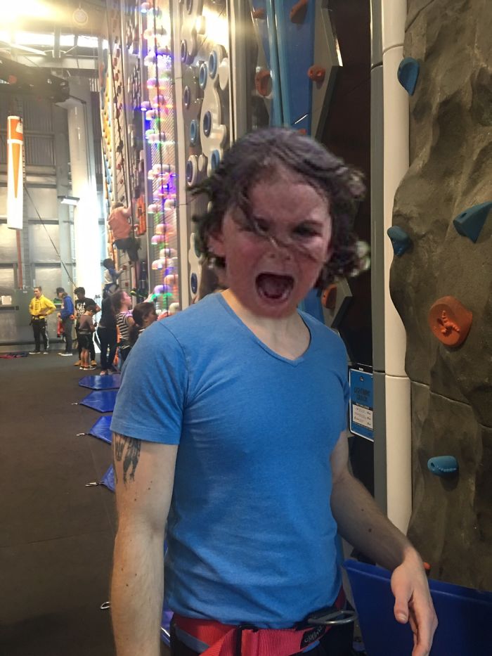 When You Don't Want To Climb The Wall Because The Height Ain't No Joke.