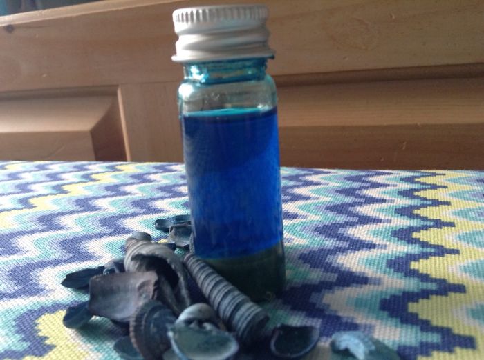 I Made Glass Bottle Pendants With Little Indgredients