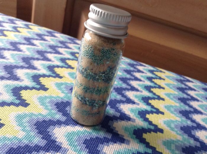 I Made Glass Bottle Pendants With Little Indgredients