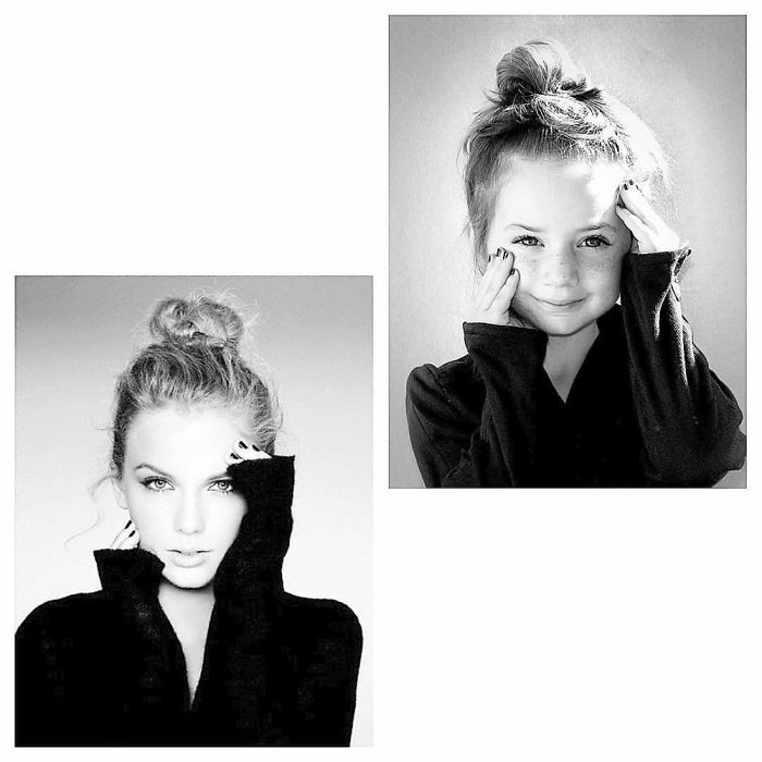 My Six Year Old Recreates Photos Of Taylor Swift