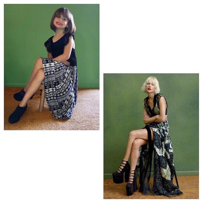 My Six Year Old Recreates Photos Of Taylor Swift