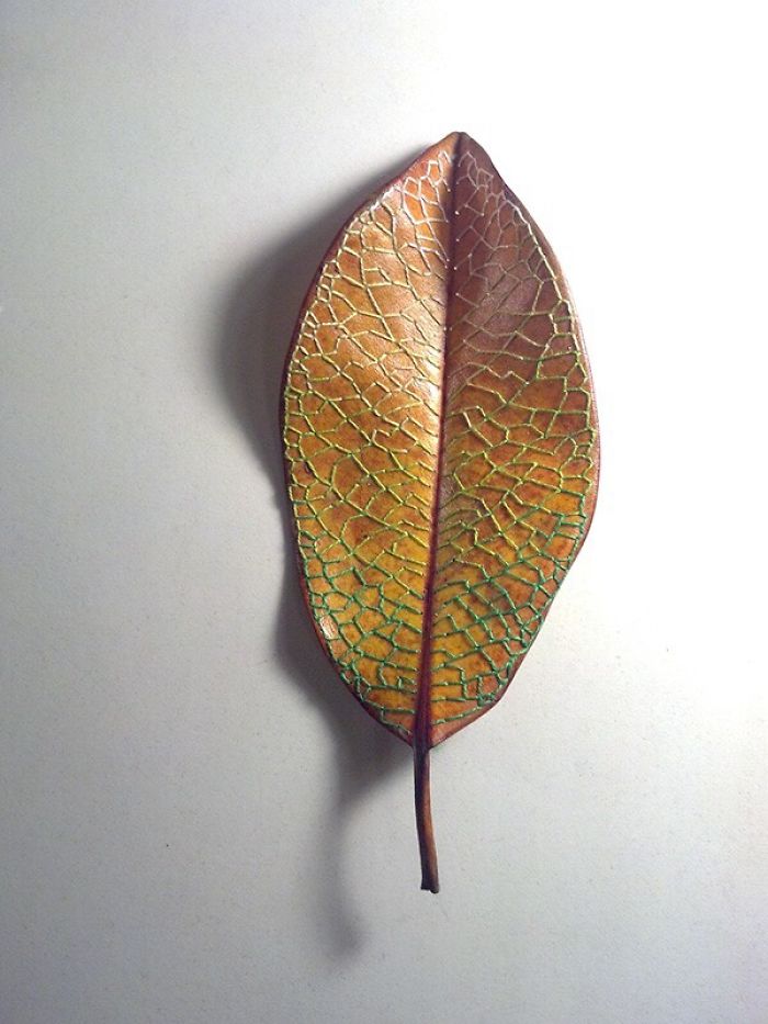 I Embroider Magnolia Leaves I Embroider Magnolia Leaves