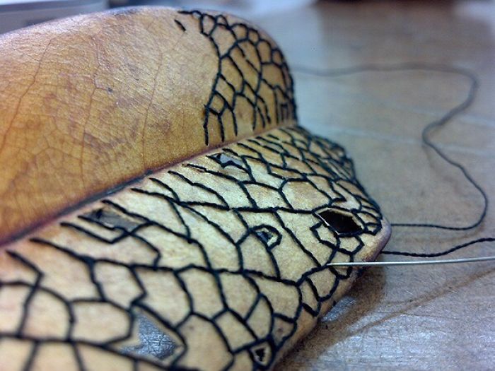 I Embroider Magnolia Leaves I Embroider Magnolia Leaves