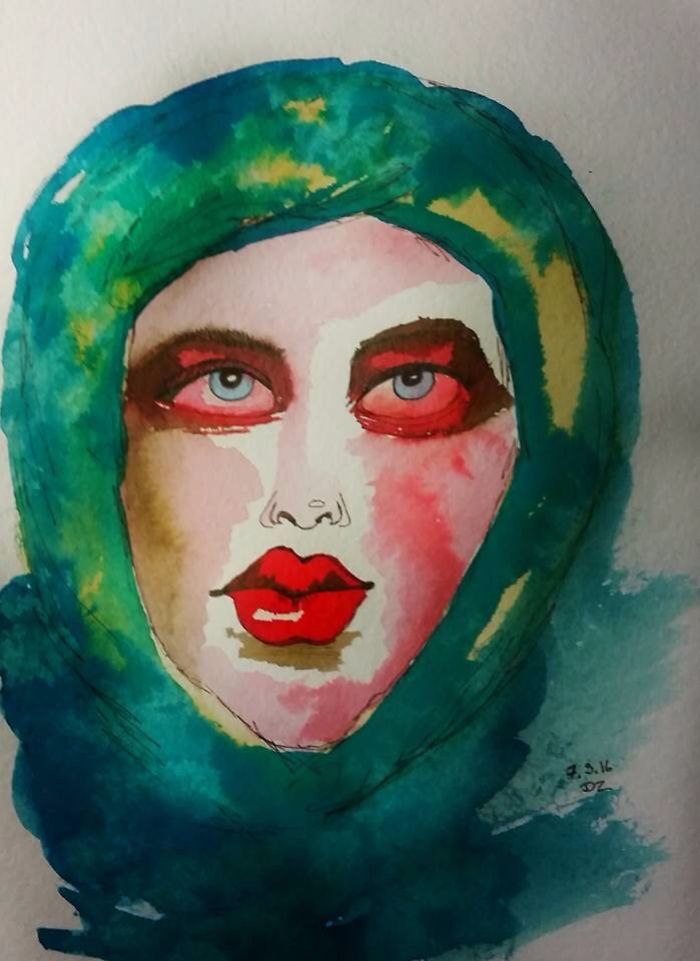 Girls Made Of Water...color Girls Made Of Water...color