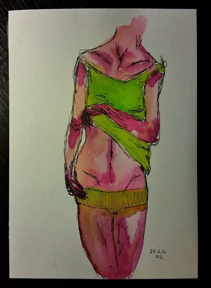 Girls Made Of Water...color Girls Made Of Water...color