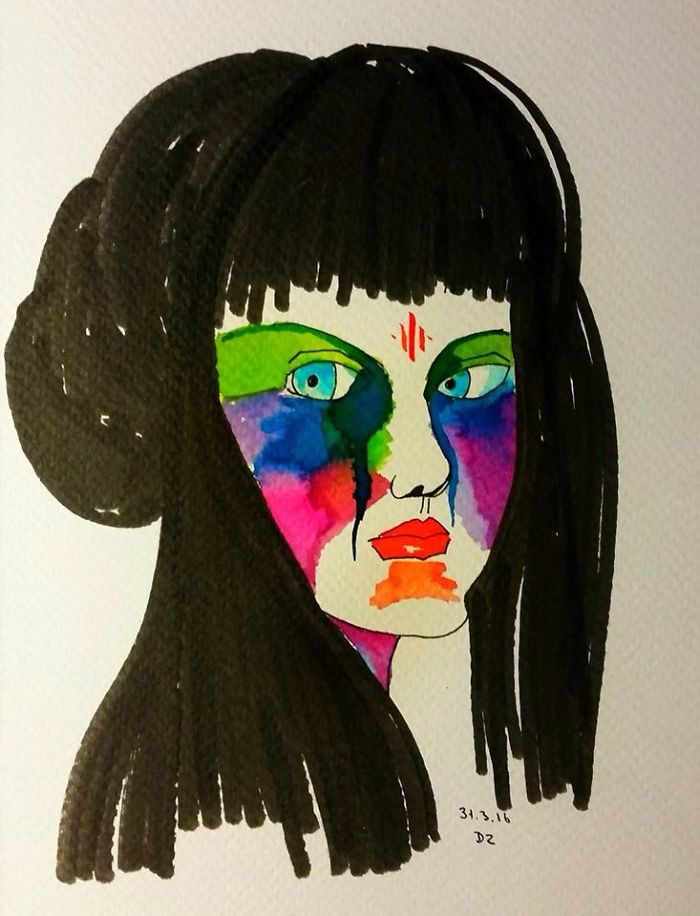 Girls Made Of Water...color Girls Made Of Water...color