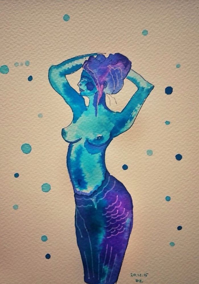 Girls Made Of Water...color Girls Made Of Water...color