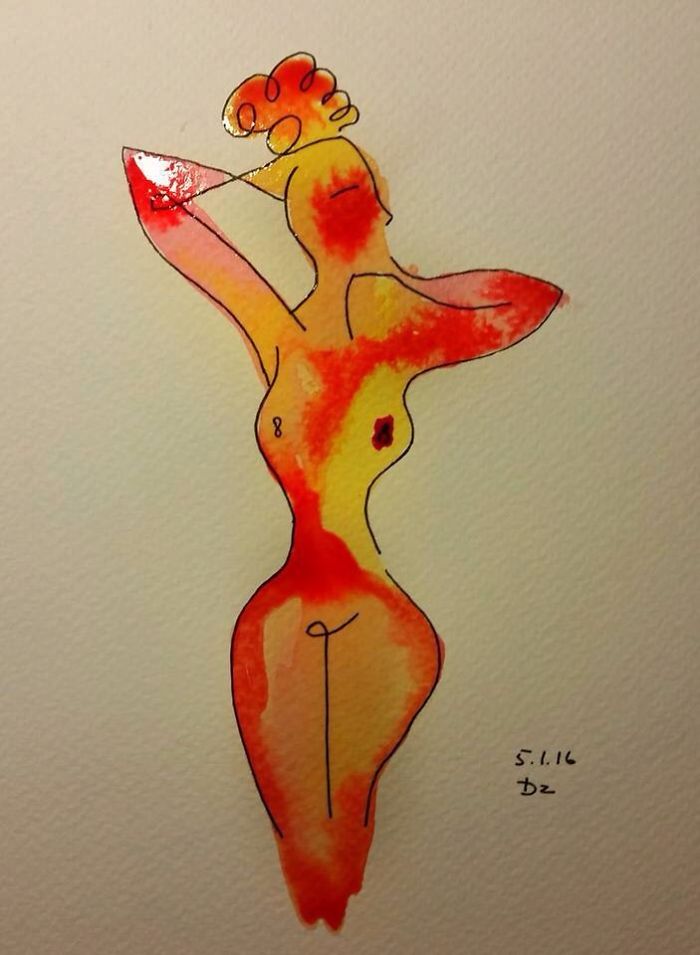 Girls Made Of Water...color Girls Made Of Water...color