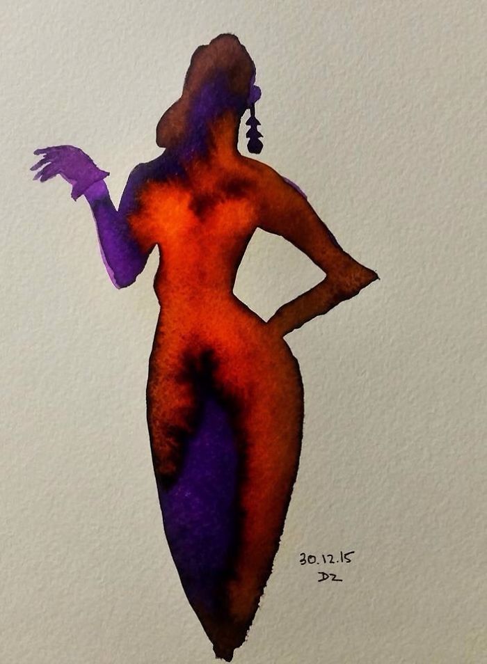 Girls Made Of Water...color Girls Made Of Water...color