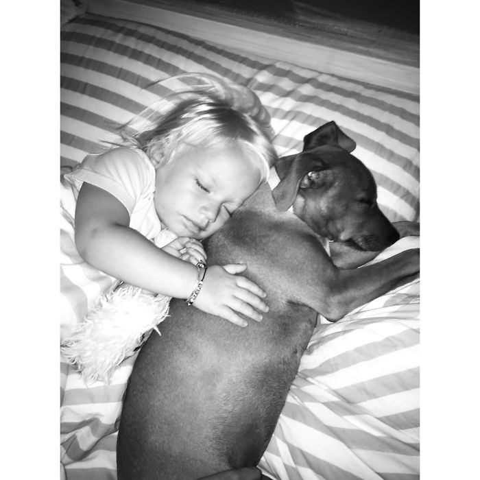 Lottie And Her Adopted Puppy Beau All The Way From Greece!