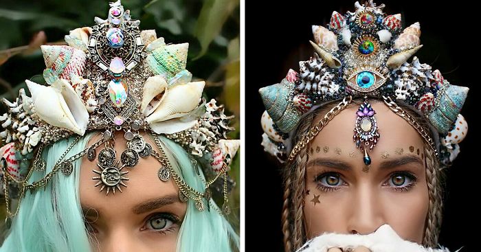 Mermaid Crowns With Real Seashells Are Taking Internet By Storm