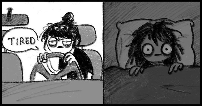 Artist Illustrates Daily Struggles Of A Modern Girl