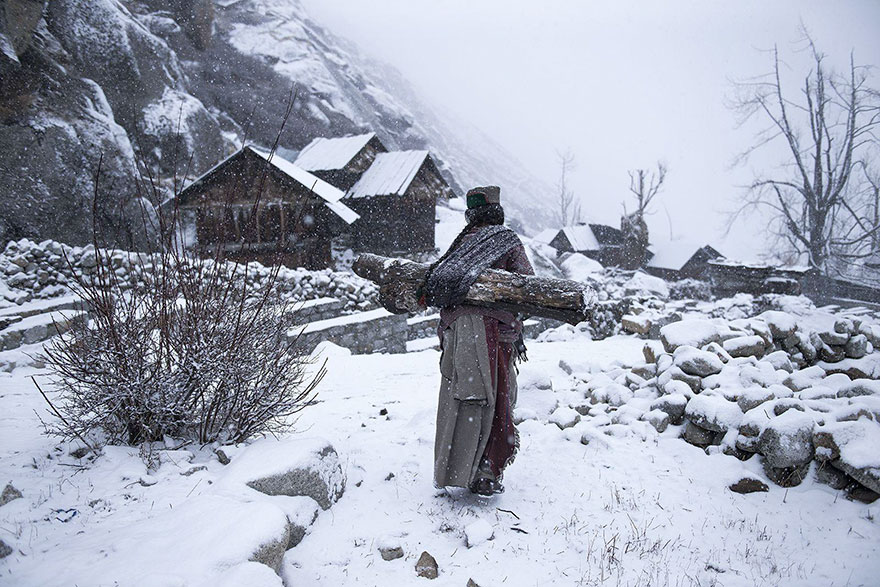 Third Place Winner, People: Remote Life At -21 Degree, Himachal Pradesh, India